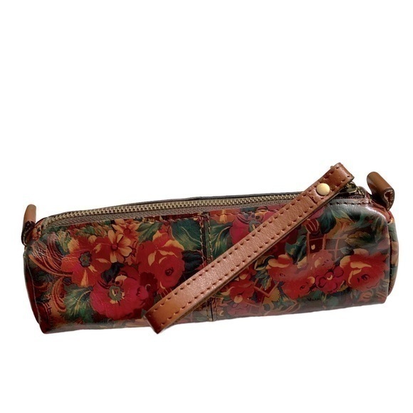 Patricia nash floral wristlet bag